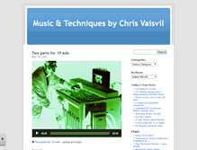 Tablet Screenshot of chrisvaisvil.com